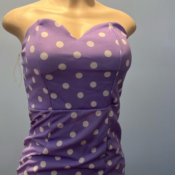 Purple long dress for party - Picture 1 of 6